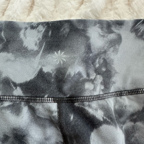 Athleta Blue-Gray Floral Crush Chaturanga Leggings Size S - Picture 7 of 8